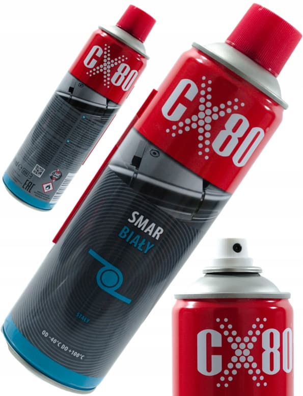 CX80 VITT FETT FÖR GÅNGJÄRNSLÅS 500ML