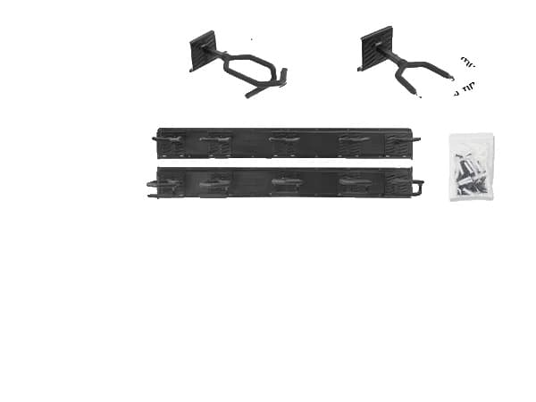 Våbenrack, 180 lbs kapacitet, blød polstring beskyttelse,6-slot