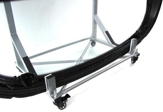 Universel Hardtop Stativ med Hjul & Anti-Ridse Måtter til Cabriolet Tag