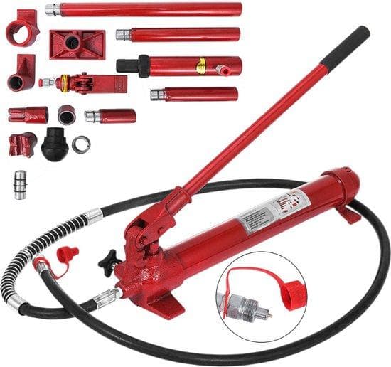 Dentle Set | Hydraulisk Jack | Auto Dent Set | Tandborttagning Bilreparationssats 10 ton