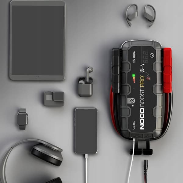 NOCO GB150 Boost 12V 3000A Jump Starter -käynnistinlaite integroidulla 12V/USB-akulla