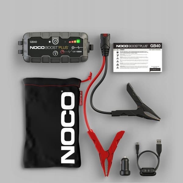 NOCO GB40 Boost 12V 1000A Jump Starter -käynnistinlaite integroidulla 12V/USB-akulla
