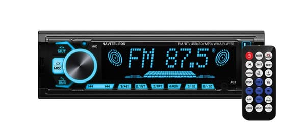 Player Auto Navitel RD5, 1DIN 4?50 watt,Bluetooth, FM,redare FLAC,MP3,WMA, WAV, AUX input,microSD 256GB,2x USB,RCA-out,Hands-free,Telecomanda,CarLiveA