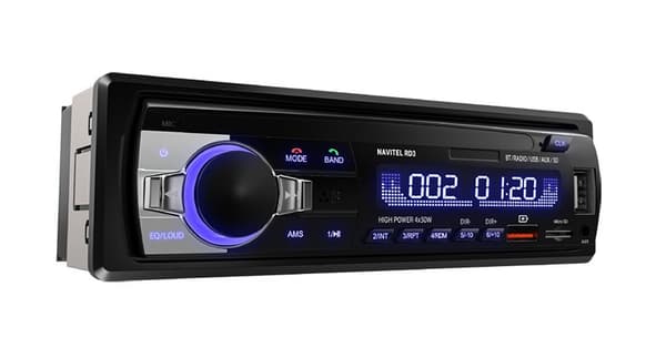 Player Auto Navitel RD3, 1DIN 4?50 watt, Bluetooth 4.0 cu suport A2DP, HFP, FM, redare FLAC, MP3, WMA, WAV, AUX input, microSD 256GB, 2x USB, RCA-out,