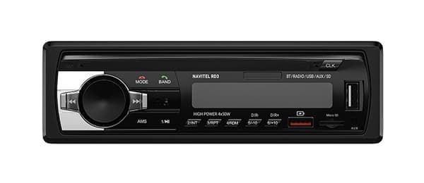 Player Auto Navitel RD3, 1DIN 4?50 watt, Bluetooth 4.0 cu suport A2DP, HFP, FM, redare FLAC, MP3, WMA, WAV, AUX input, microSD 256GB, 2x USB, RCA-out,