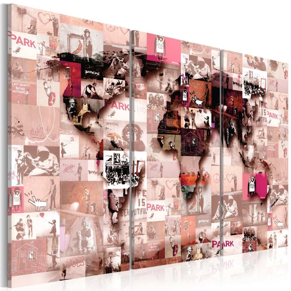 Kuva - Banksy Graffiti Collage