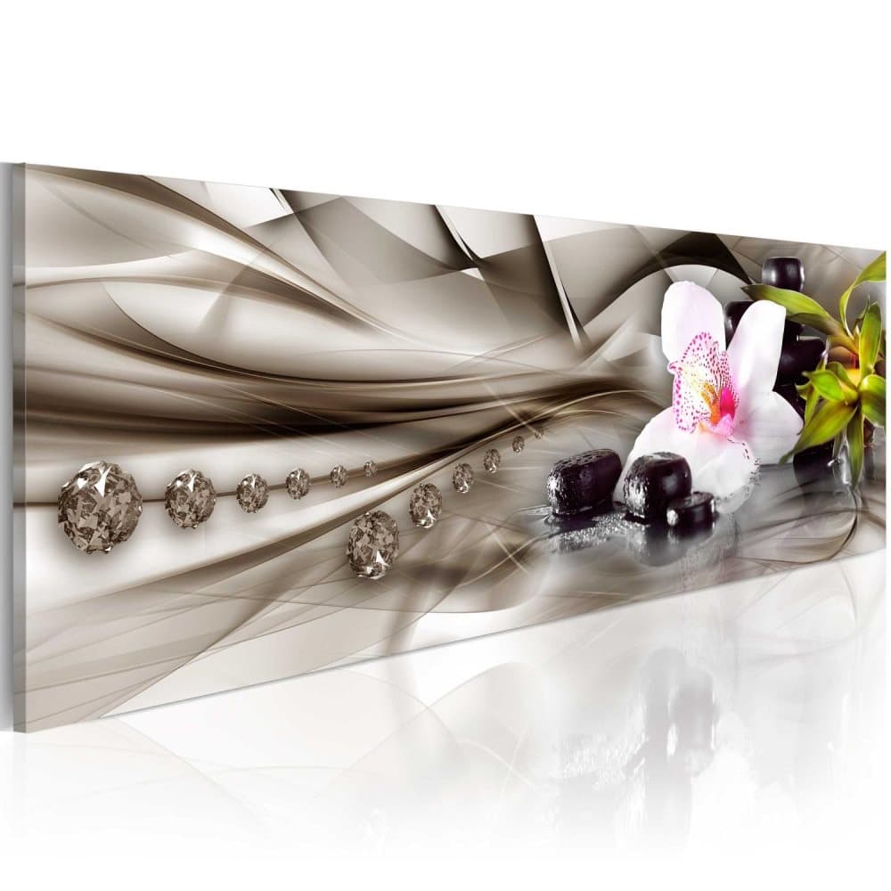 Kuva - Zen composition: orchid, bamboo and stones