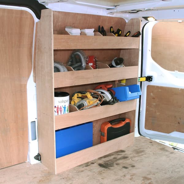 Ford Transit Custom Divider Reoler og Værktøjskasse Varevognsreoler