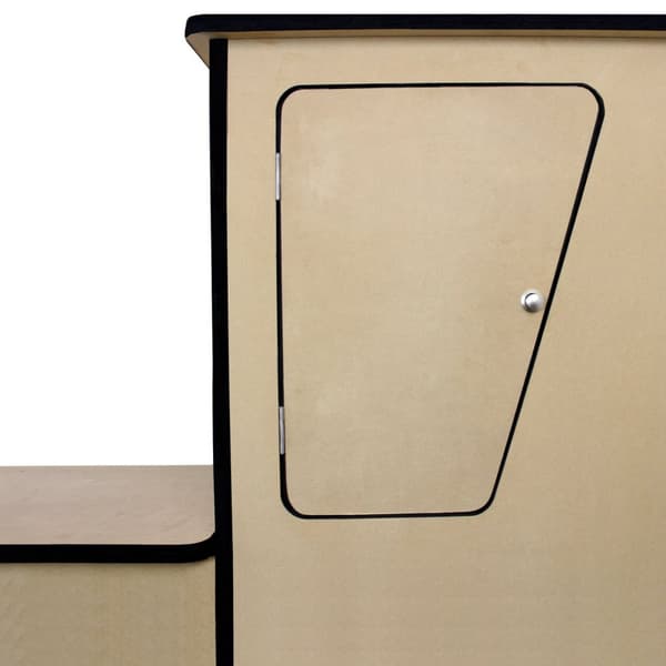 11sqm Van Lining & Glue With Camper Kitchen Dark Grey Black Silver Grey Grey Wheat