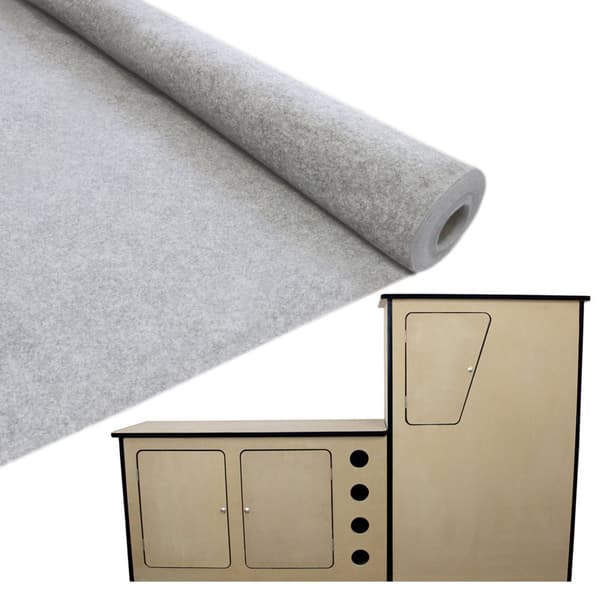 11sqm Van Lining & Glue With Camper Kitchen Dark Grey Black Silver Grey Grey Wheat Hopea