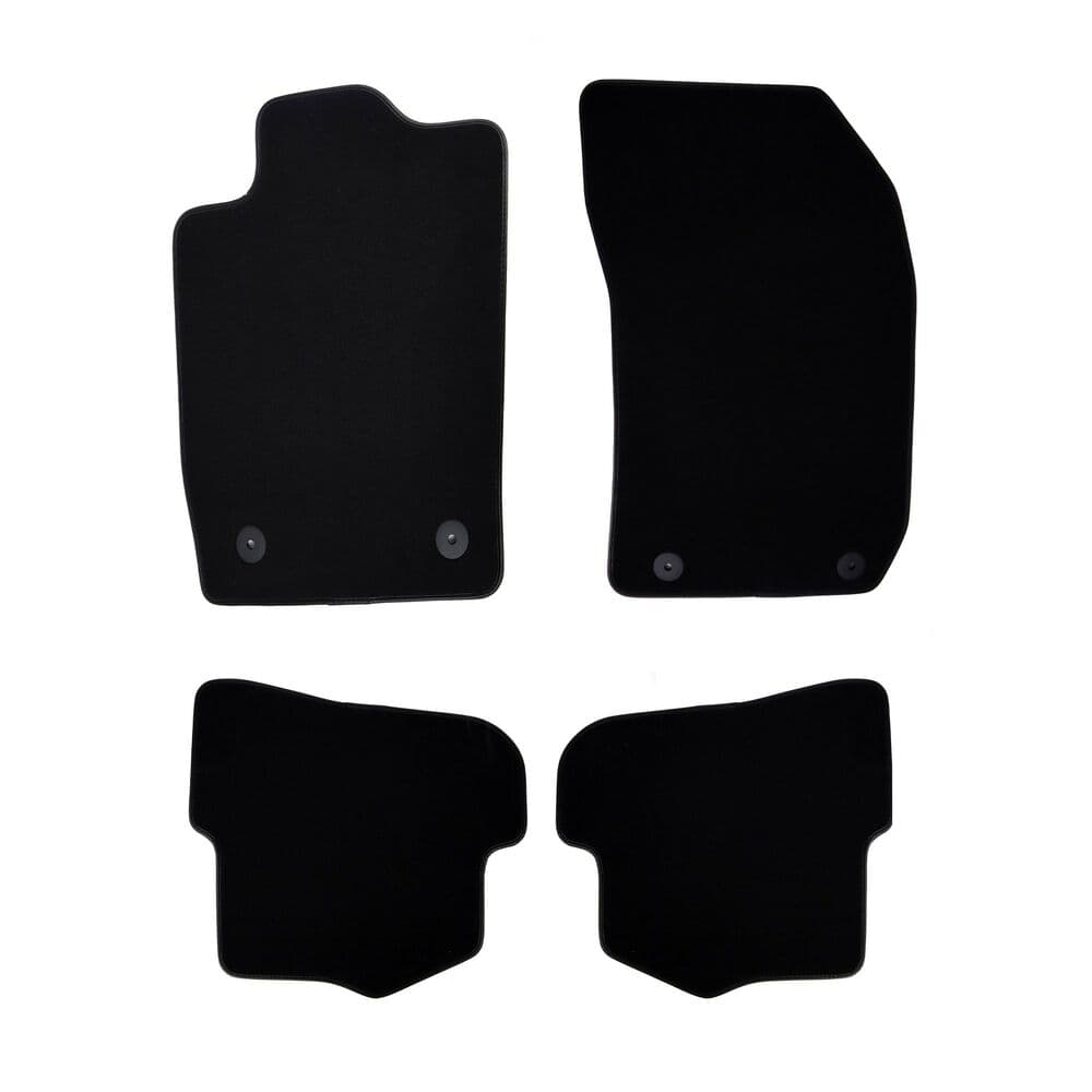 Set med bilgolvmattor OCC Motorsport ELEGANCE Svart