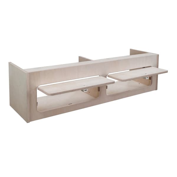 Overhead Cabinet 2 Doors Storage Solution Van Interior Caravan Motorhome Interior Storage Birch Unpainted Hinge Push Button Lock Renovation