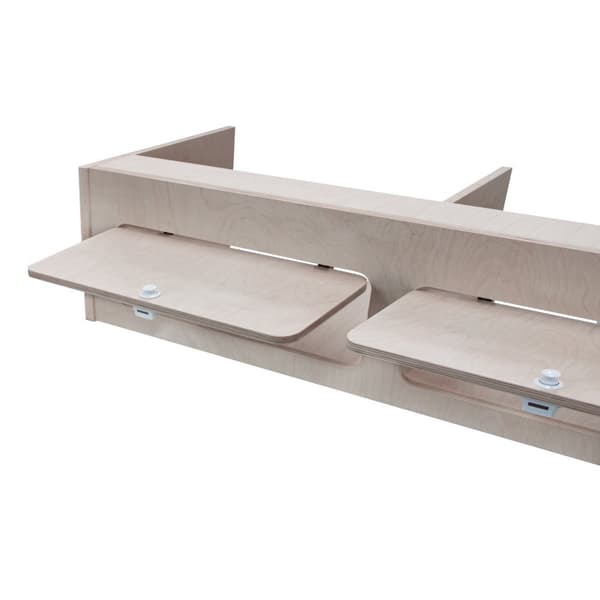 Overhead Cabinet 2 Doors Storage Solution Van Interior Caravan Motorhome Interior Storage Birch Unpainted Hinge Push Button Lock Renovation