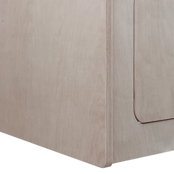 Overhead Cabinet 2 Doors Storage Solution Van Interior Caravan Motorhome Interior Storage Birch Unpainted Hinge Push Button Lock Renovation