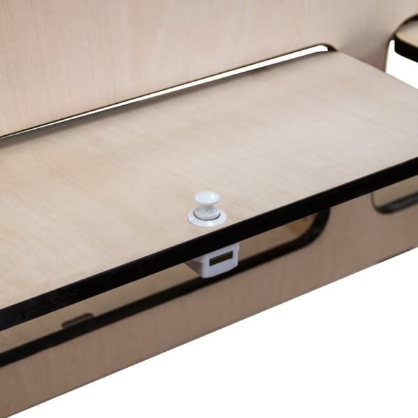 Overhead Cabinet 2 Doors Storage Solution Van Interior Caravan Motorhome Interior Storage Birch Unpainted Hinge Push Button Lock Renovation