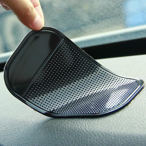 3st 14.5x8.5cm bilens instrumentbräda klibbig halkfri matta, halkfri förvaringsmatta