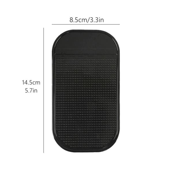 3st 14.5x8.5cm bilens instrumentbräda klibbig halkfri matta, halkfri förvaringsmatta