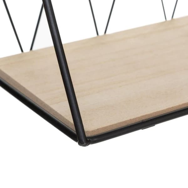 Atmosphera Wired Black Wall Hylla
