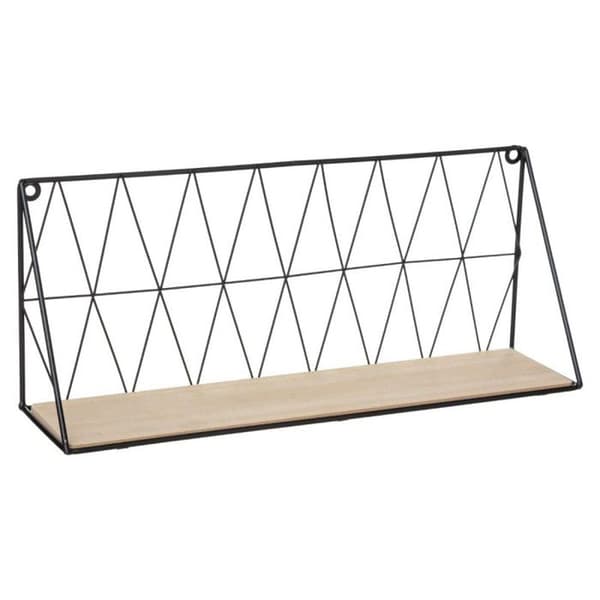 Atmosphera Wired Black Wall Hylla
