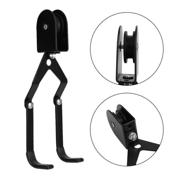 Multifunktionell cykelplafond - Ej specificerad - 2 delar - Metall - Kapacitet 20 kg - Justerbar 4m snöre