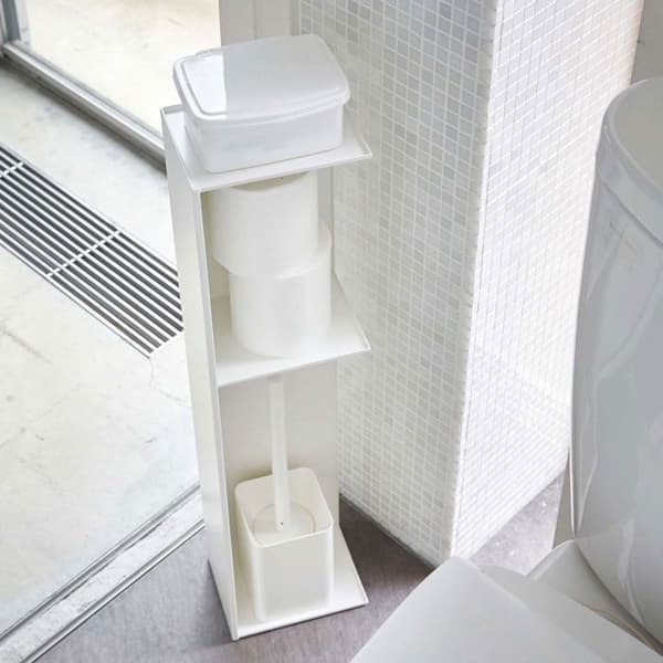 Tower slim metall toalettförvaringshylla