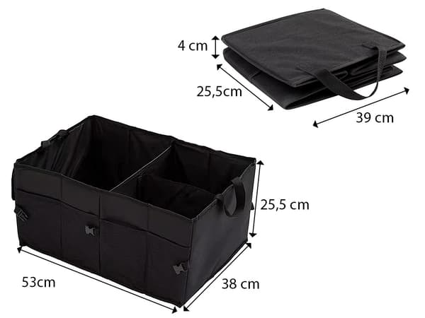 Bagagerumsväska / Hopfällbar Organizer till Bil - Förvaring
