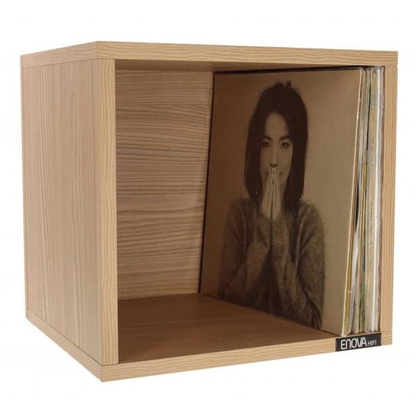 Möbler för vinyler - ENOVA hifi - VINYL BAC 120SWE - MDF - 120 vinyler - Brun