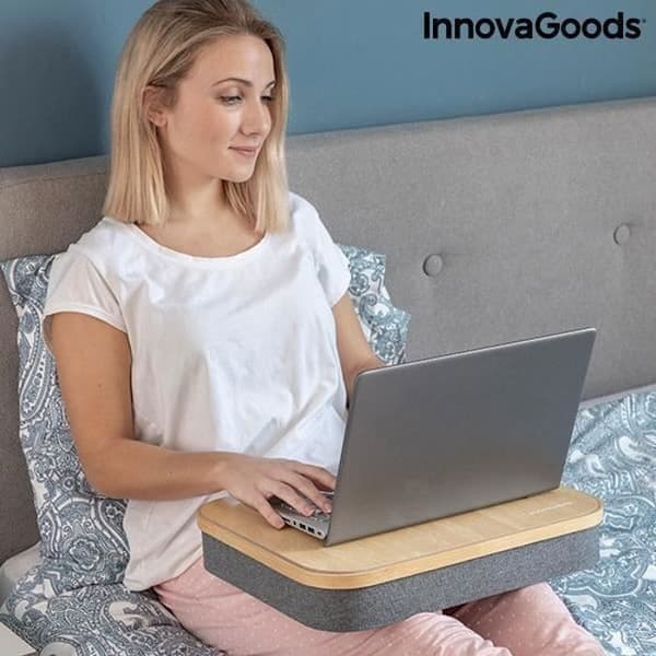 Bärbart skrivbord - InnovaGoods - Stort - Svart - 1 skrivbord - Innovativ design