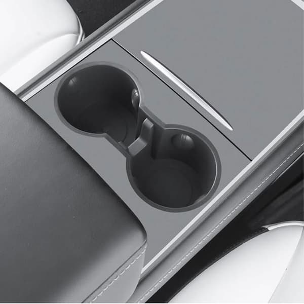 Organisatör och koppställ - Tesla - Model Y och Model 3 - Pack om 2 - Plast - Svart
