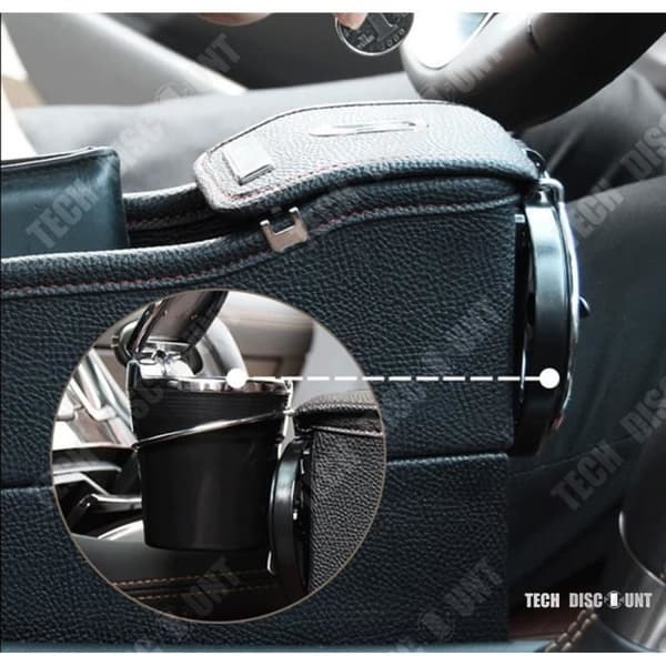 TD® Bilförvaringslåda Säte Resetyg Fordon Premium Organizer-fickor Slitstark Vattentät Hållare Stor