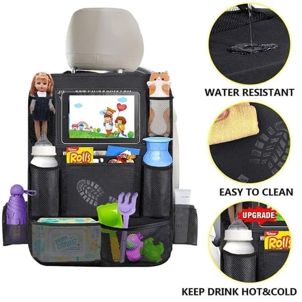 Lollanda 2-pak Universal Bil Bagsæde Mobil / Tablet Mange Holdere 41×61cm