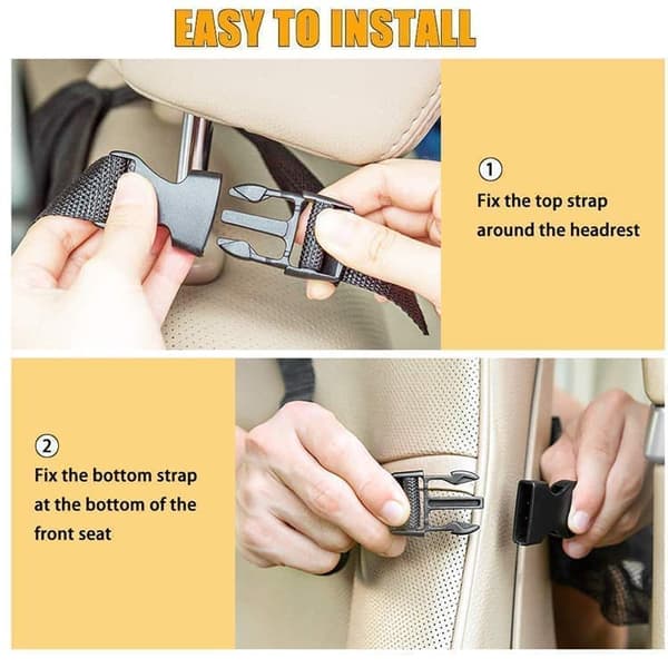Lollanda 2-pak Universal Bil Bagsæde Mobil / Tablet Mange Holdere 41×61cm