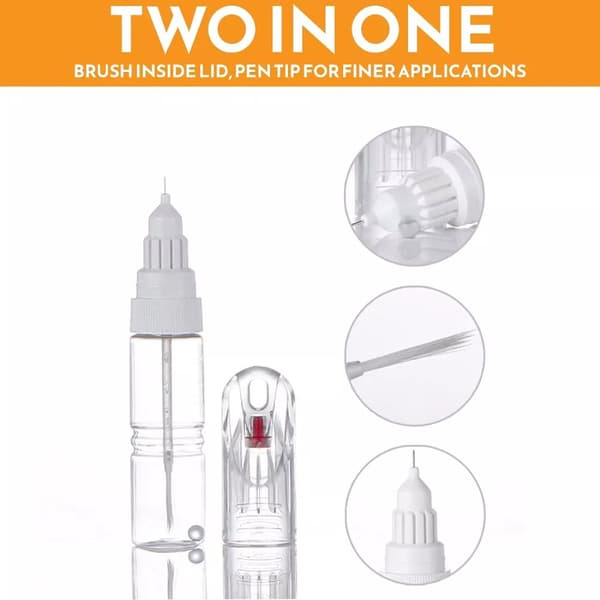 Touch Up Paint Brush + Needle 20ml For Ford Galaxy Tonic Blue 3B