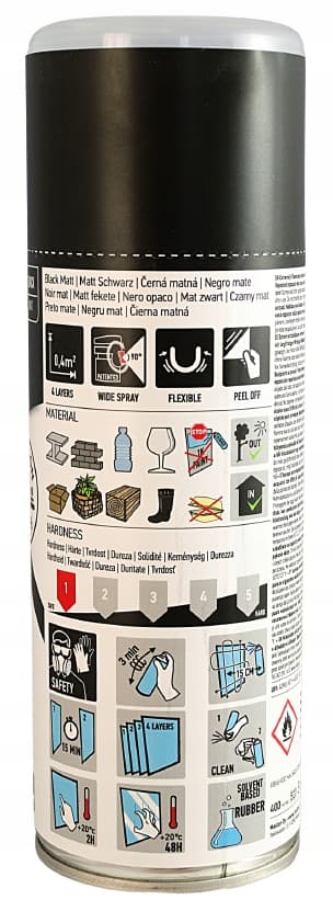 MASTON GUM IN SPRAY BLACK MAT 400 ml