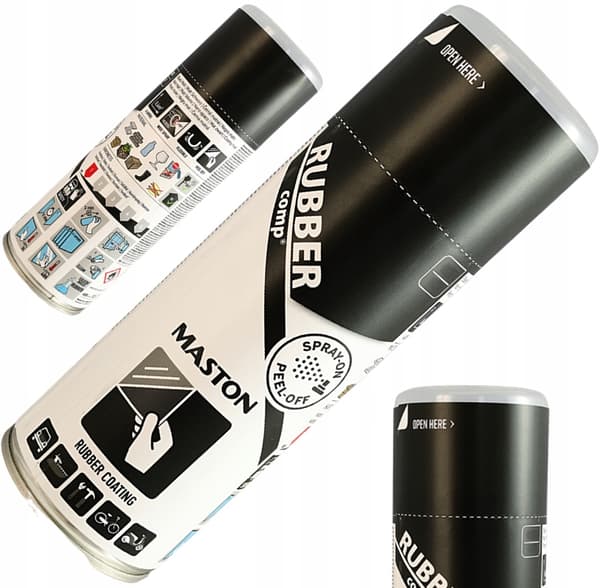 MASTON GUM IN SPRAY BLACK MAT 400 ml