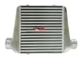 Miniatyrbild 1 av 4: Frammonterad aluminiumintercooler, 280 x 300 x 76 mm, 76 mm inlopp/utlopp, lättviktsdesign