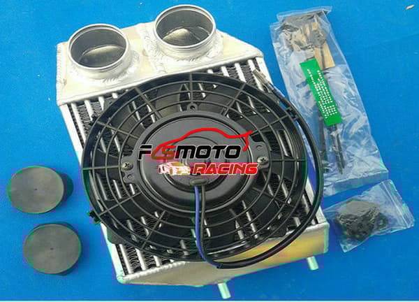 5" Sidmonterad intercooler, Aluminiumkonstruktion, Förbättrad kylprestanda, Kompatibel med Renault Super 5 GT Turbo