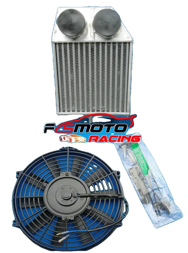 5" Sidmonterad intercooler, Aluminiumkonstruktion, Förbättrad kylprestanda, Kompatibel med Renault Super 5 GT Turbo