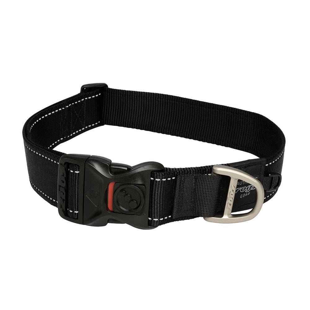 ROGZ HALSBAND UTILITY XXL SVART 40MM 60-80CM