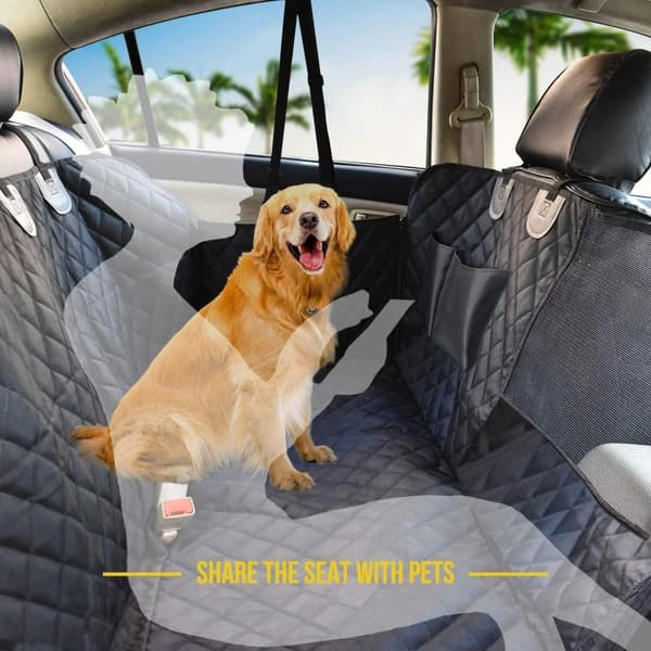 Dierendeeken - Hund Blanket Car | Anti -slip | Vandtæt | Beskyttende dækning af hundebil Bageste sæde