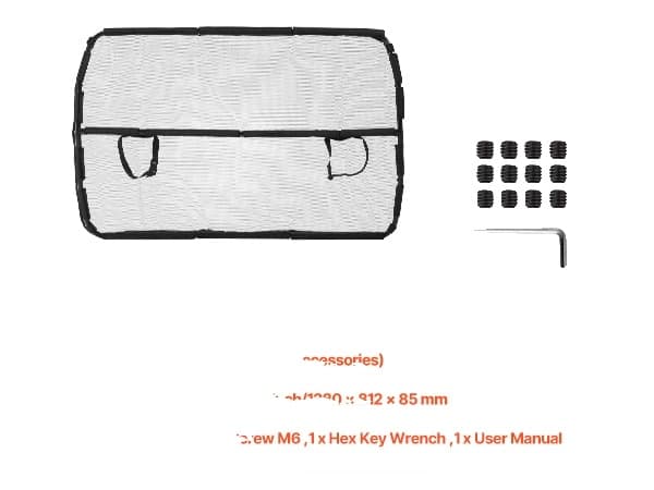 Hundebilbarriere, Universel Pasform, Holdbar Konstruktion,50 x 32 tommer
