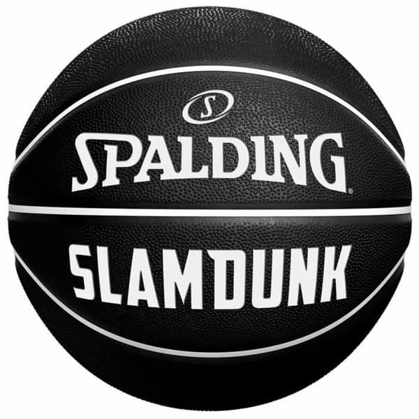 Spalding Slam Dunk Rubber Ball - svart/vit - Storlek 7