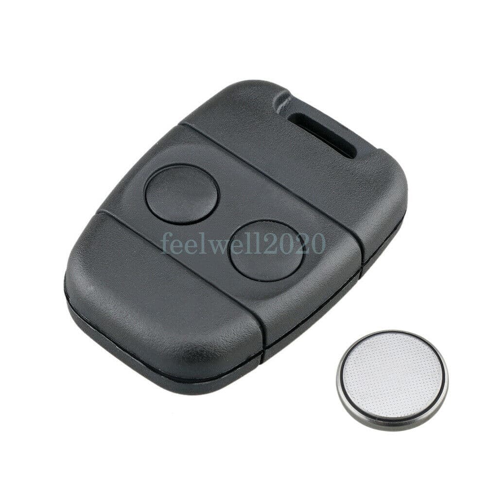 2 Button Knapp Key Nyckel Case Fodral Batteri Rover MG Land Rover Freelander ZS ZR 200 400 25 45