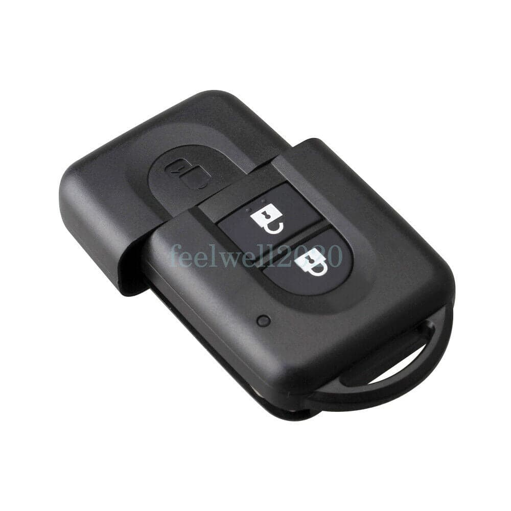 2 Button Knapp Flip Car Key Nyckel Fob Case Fodral Nissan Micra Xtrail Qashqai Juke Duke Navara