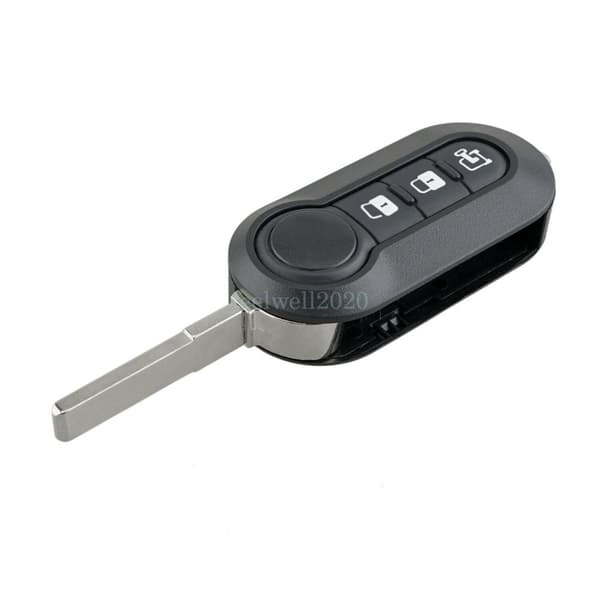 3 Button Knapp Flip Remote Avl gsen Key Nyckel Fob Case Fodral Fiat