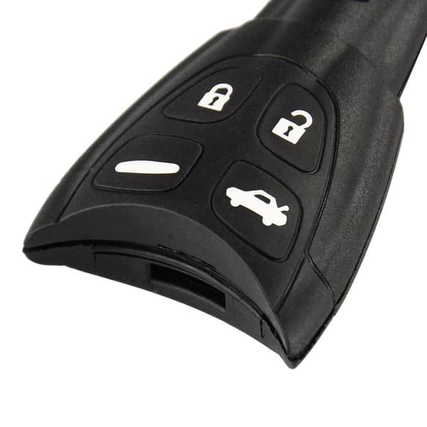 Nøkkelskall / Alarmfob med 4 knapper for Saab - (9-3 & 9-5)