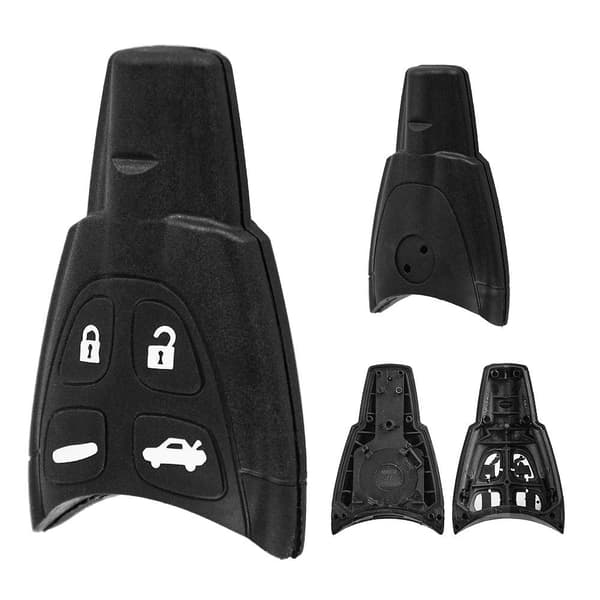 Nøkkelskall / Alarmfob med 4 knapper for Saab - (9-3 & 9-5)