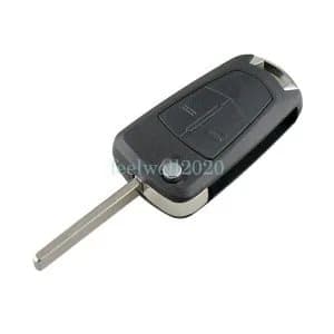 For Vauxhall Opel Astra H Corsa Vectra Combo Meriva 2 Button Key Case Replace
