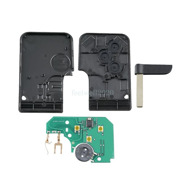 For Renault Megane Scenic Clio 3 Button Full Remote Key Card 433Mhz Complete UK
