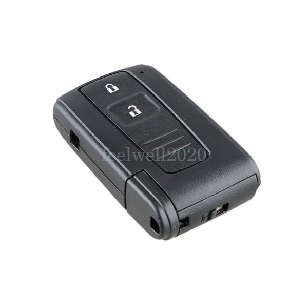 Replacement For Toyota Corolla Verso Prius 2 Button Smart Key Case + TOY43 Blade
